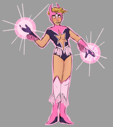 jimmy solidarity in a star sapphire outfit